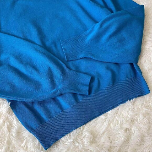 Linock Knit Sweater with Volume Sleeves Size M Light Blue - Picture 7 of 7